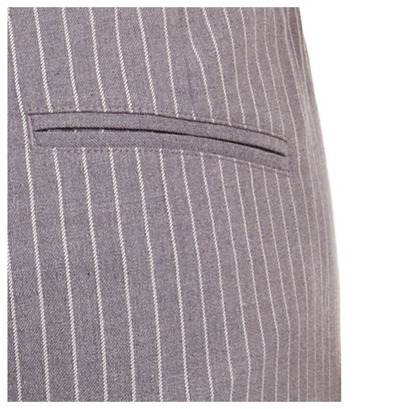 Tasso Elba Mens Stretch Lounge Pants Drawstring Pinstripe Gray S - Picture 4 of 8